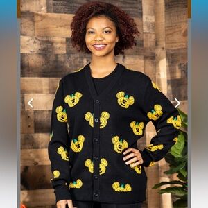 CAKEWORTHY x DISNEY: Mickey Mouse Jack-O’Lantern Expressions Cardigan Small